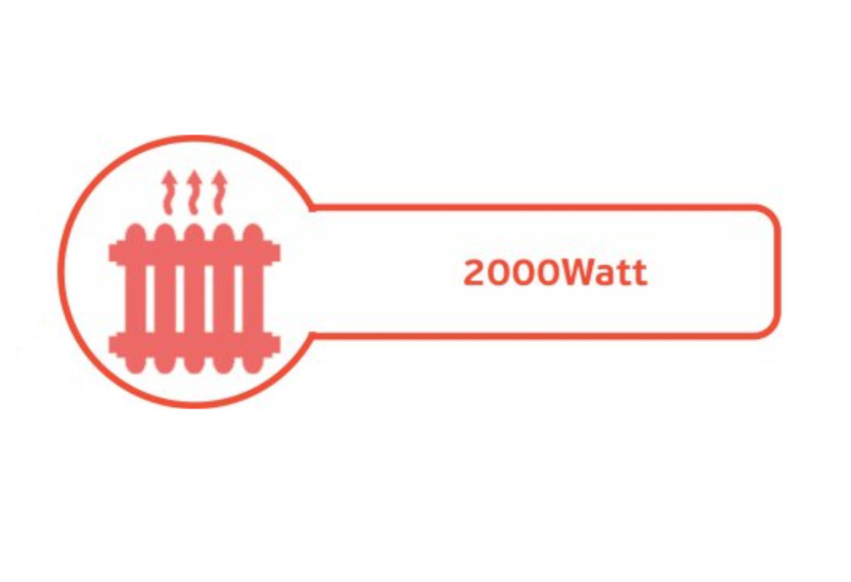 Απεικονίζεται Picto με την μέγιστη ισχή 2000Watt.
